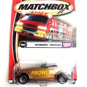 Matchbox Cars #58 Plymouth Prowler Wheeled Envy Mattel Wheels toy collectible